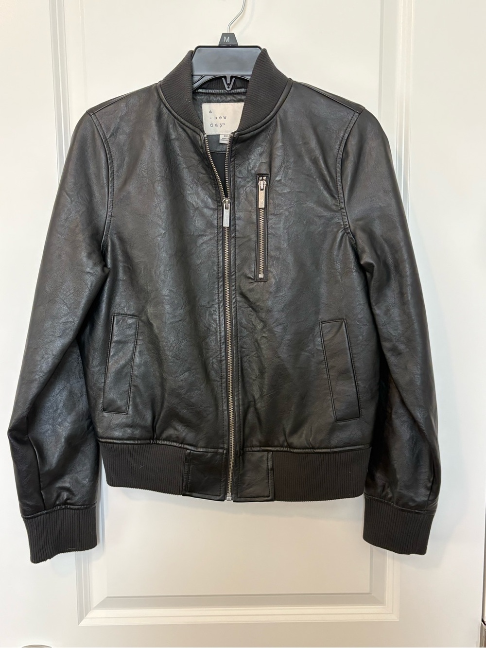 a new day Black Faux Leather Jacket